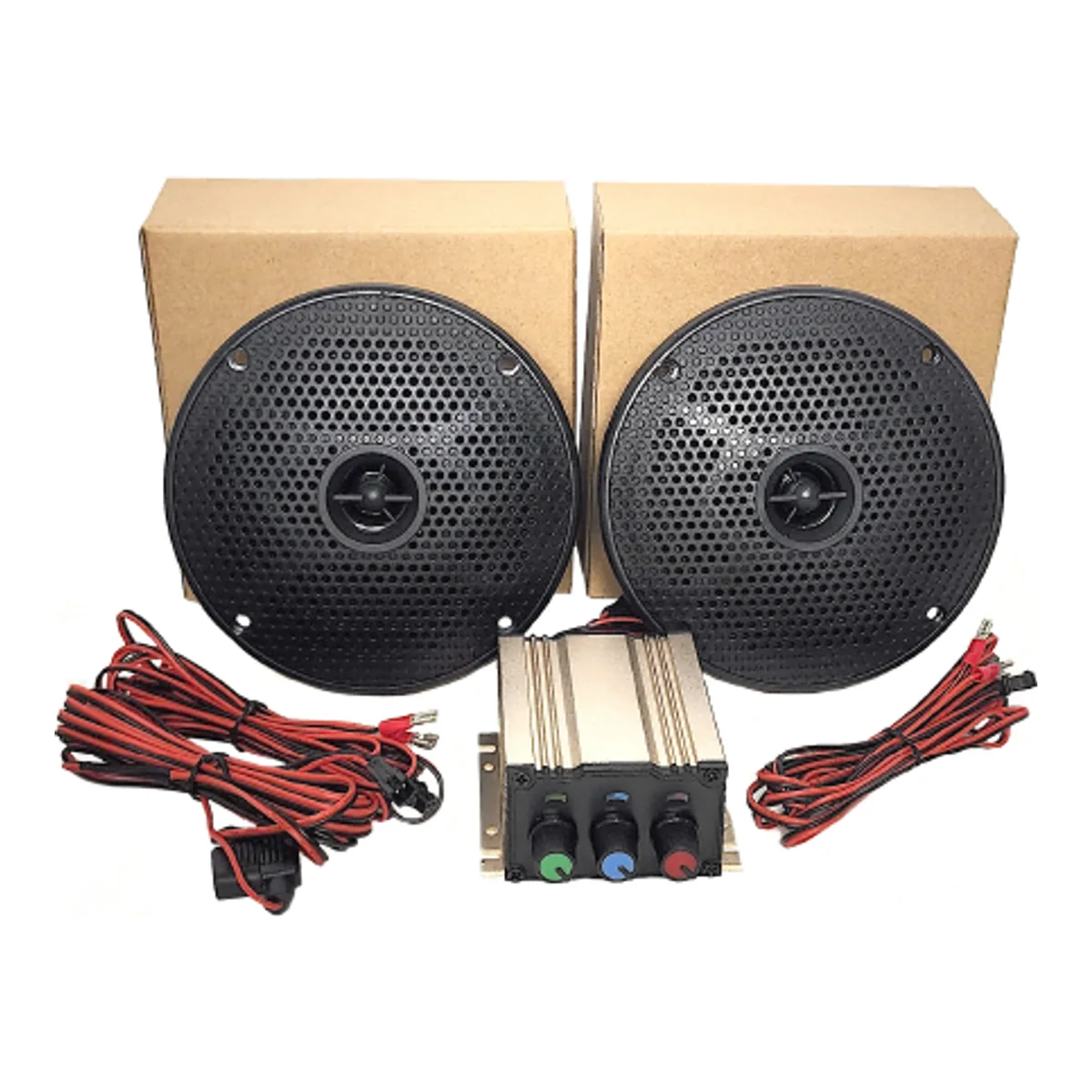 12V Bluetooth Stereo Speaker System for Golf Carts - image 1