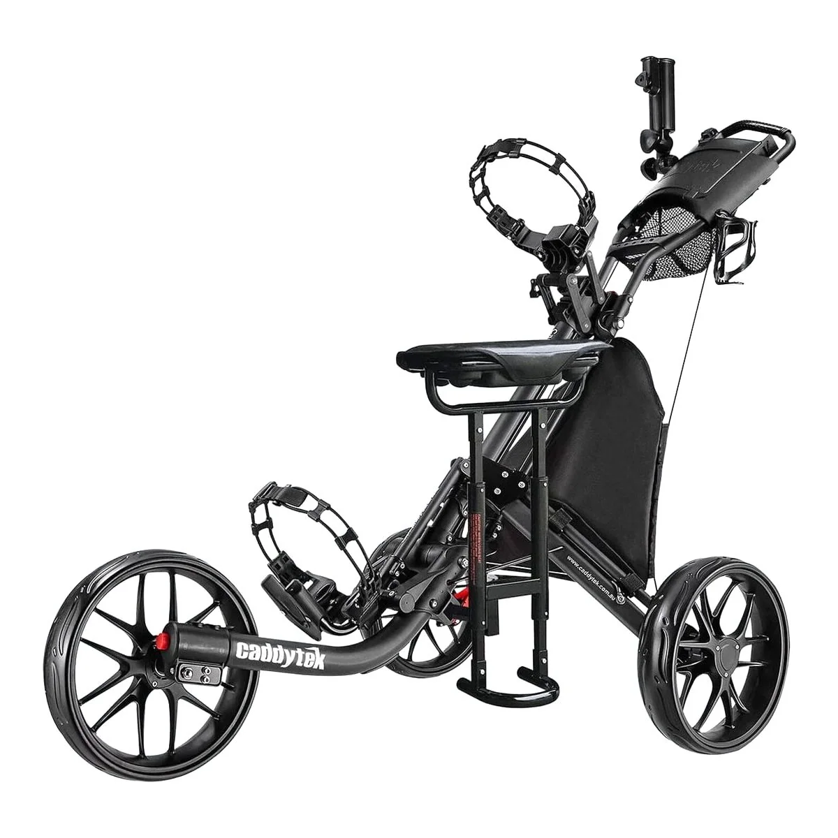 Caddytek CaddyLite EZ-Fold Pro 3 Wheel Golf Push Buggy with Seat - image 1