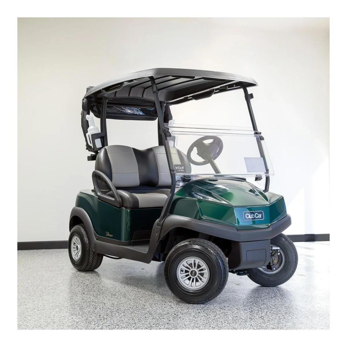 Club Car Tempo Deluxe Petrol Golf Cart Metallic Green - image 1