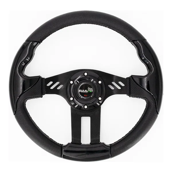 Sports Steering Wheel Black Apex for Golf Carts