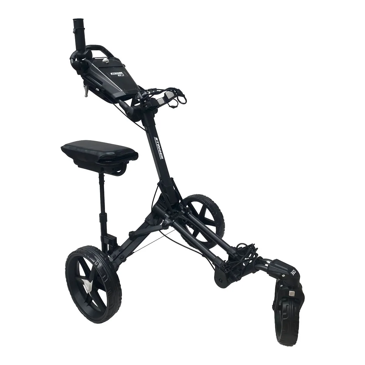 Stinger SG-4 Compact Golf Push Buggy with Seat Kit - image 1