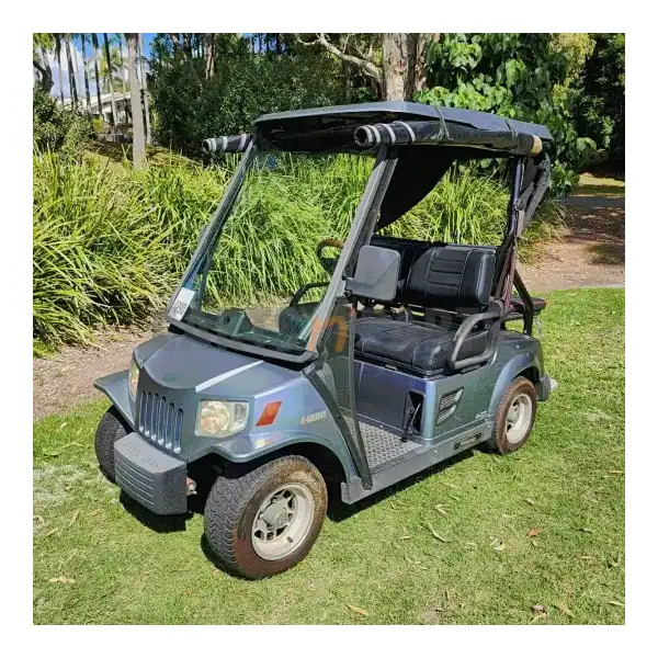 Used 2010 Tomberlin Revenge 4 Seat Blue Grey Golf Cart