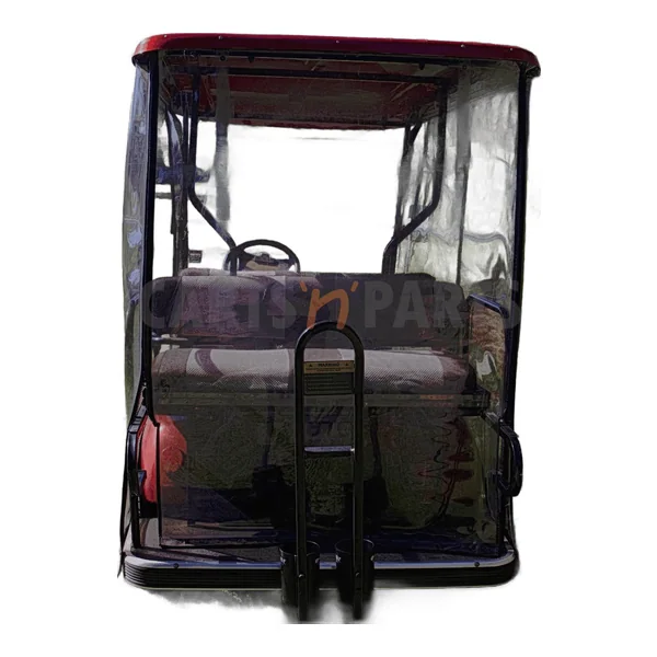 Used 2013 ECAR Martinique 4 Seat Red Golf Cart - view 4