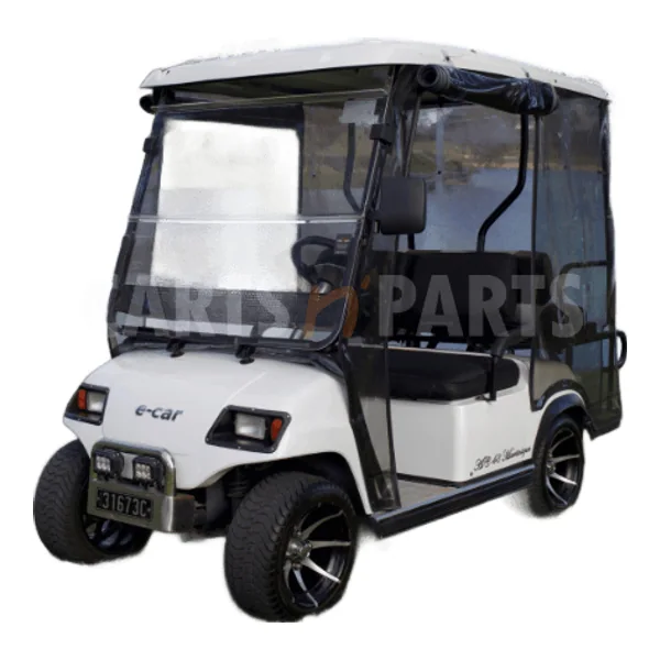 Used 2014 ECAR A4 Dominic 4 Seat White Golf Cart - view 1
