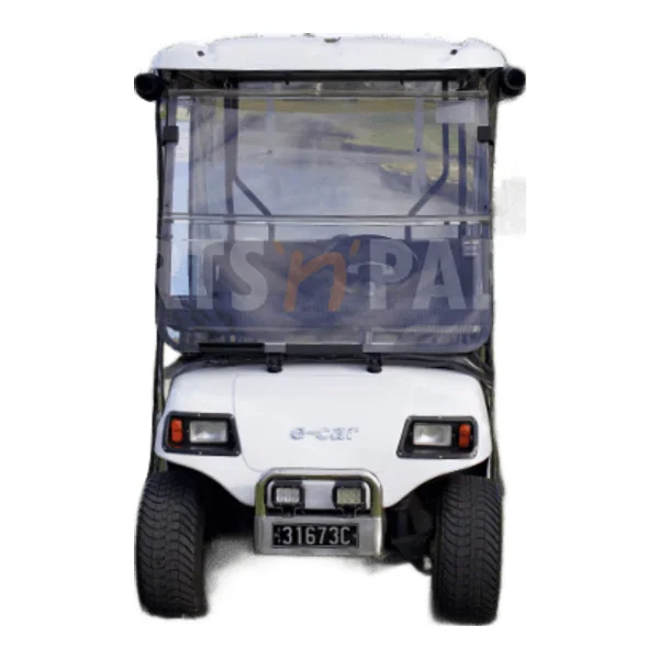 Used 2014 ECAR A4 Dominic 4 Seat White Golf Cart - view 2