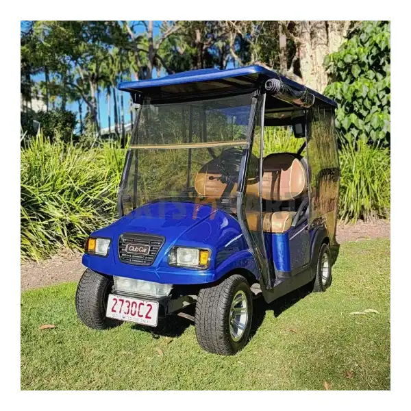 Used 2015 Club Car Precedent 4 Seat Blue Golf Cart