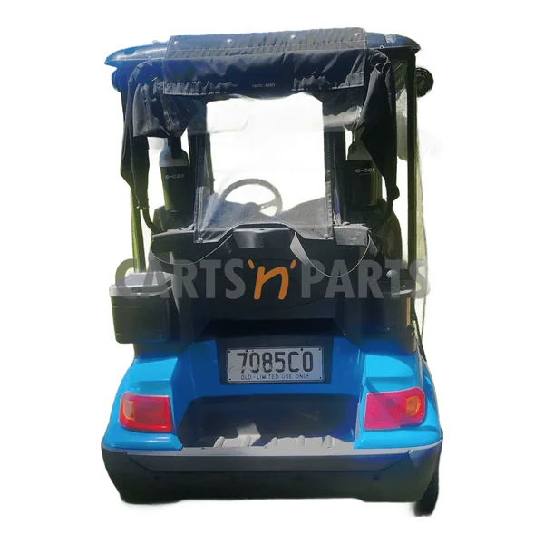 Used 2017 ECAR 627 2 Seat Electric Blue Golf Cart - view 2
