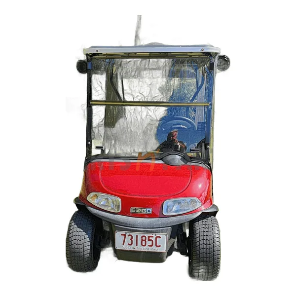 Used 2018 EZGO RXV 4 Seat Red Golf Cart - view 2