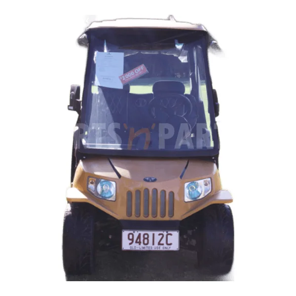 Used 2021 Tomberlin GTS 4 Seat Yellow Golf Cart - view 2