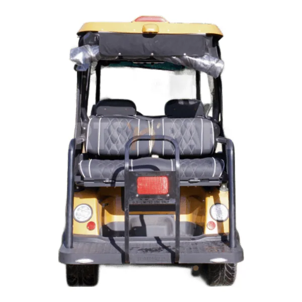 Used 2021 Tomberlin GTS 4 Seat Yellow Golf Cart - view 3