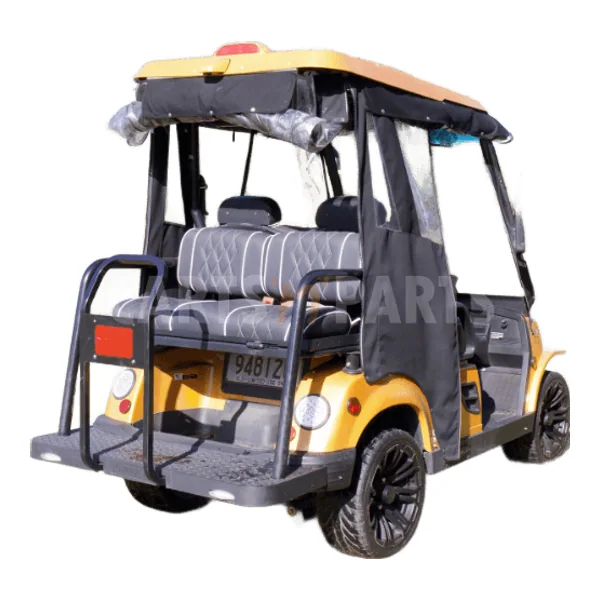 Used 2021 Tomberlin GTS 4 Seat Yellow Golf Cart - view 4