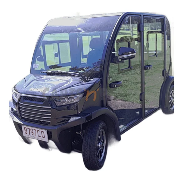 Used 2022 ECAR SDB 4 Seat Black Golf Cart - view 1