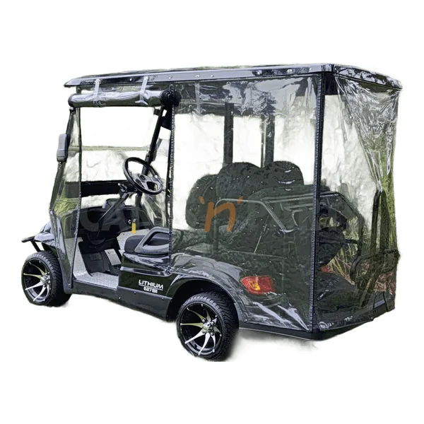 Used 2023 ECAR 627 4 Seat Black Golf Cart - view 2