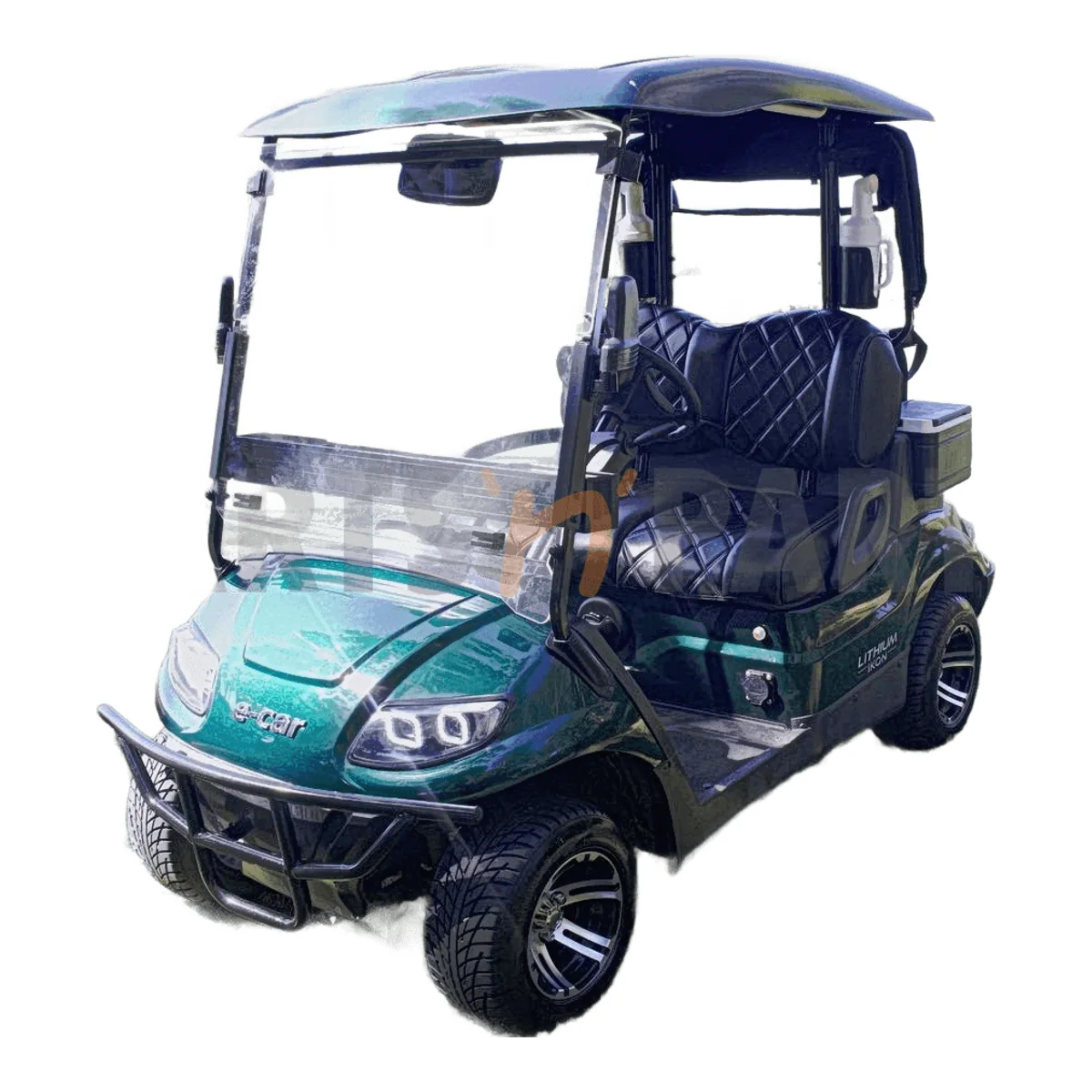 Used 2023 ECAR IKON 2 Seat Emerald Green Golf Cart - image 1