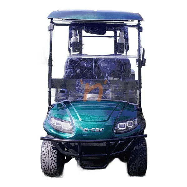 Used 2023 ECAR IKON 2 Seat Emerald Green Golf Cart - view 2